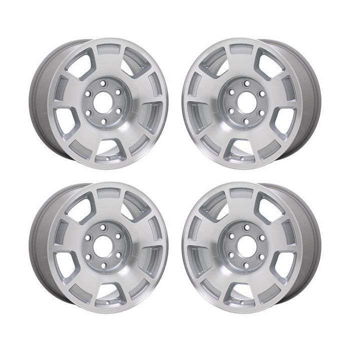 Chevrolet Silverado 1500 Exchange Wheels Set of 4-Exchange Rims Set of 4 Machined Silver 5299