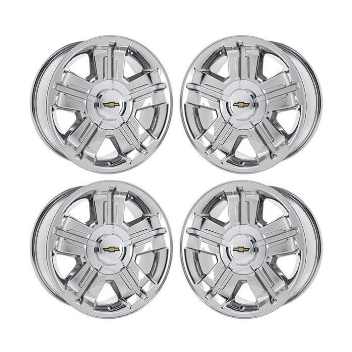Chevrolet Silverado 1500 Wheel Rim PVD Bright Chrome 5300 Stock Factory OEM Replacement