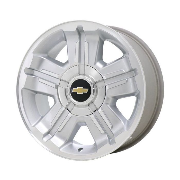 Chevrolet Silverado 1500 Wheel Rim Machined Silver 5300 Stock Factory OEM Replacement