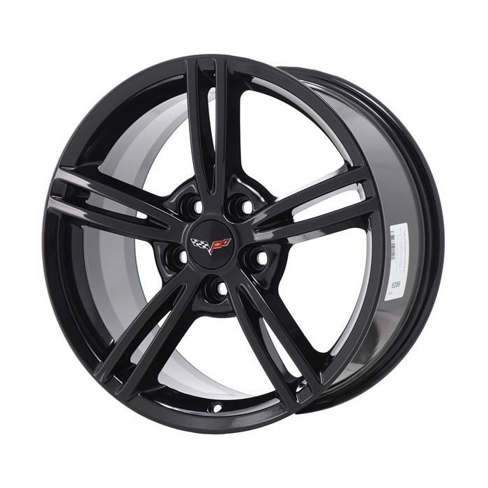 Chevrolet Corvette Wheel Rim Gloss Black 5360 (R) Stock Factory OEM Replacement