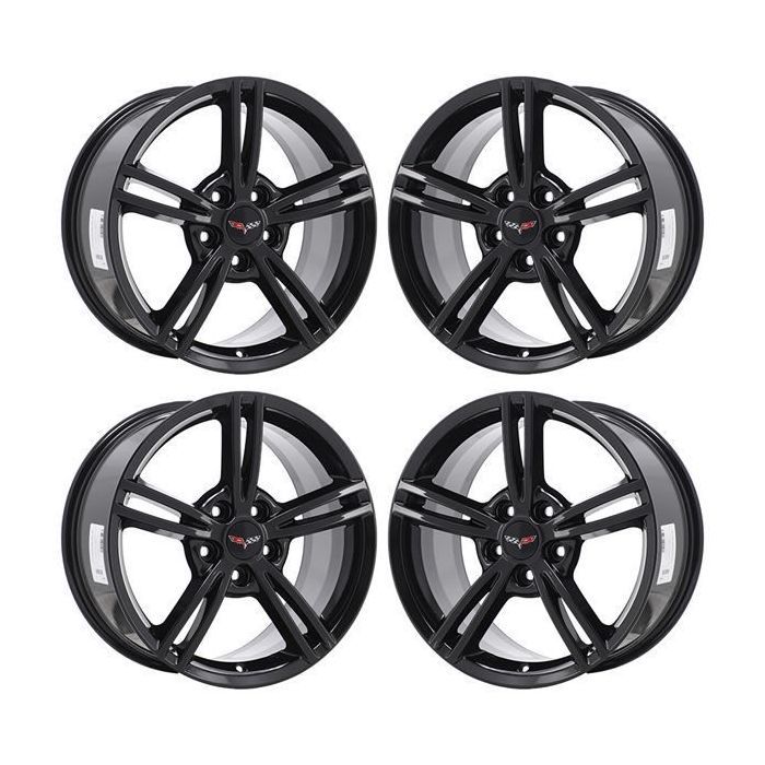 Chevrolet Corvette Exchange Wheels Set of 4-Exchange Rims Set of 4 Gloss Black 5359 (F)