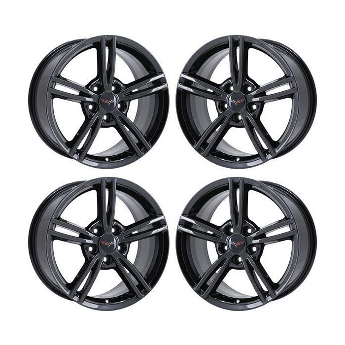 Chevrolet Corvette Wheel Rim PVD Black Chrome 5359 (F) Stock Factory OEM Replacement