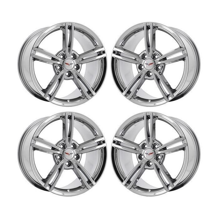 Chevrolet Corvette Wheel Rim PVD Bright Chrome 5359 (F) Stock Factory OEM Replacement