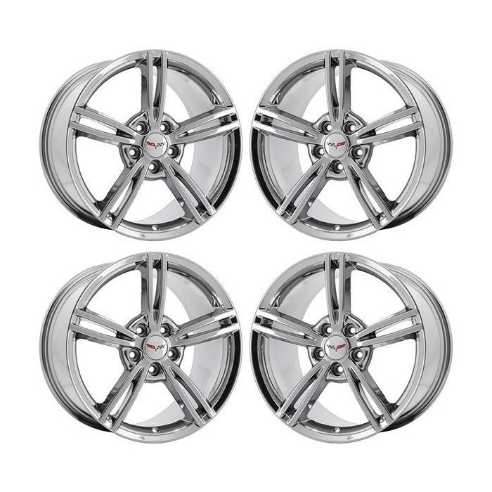 Chevrolet Corvette Wheel Rim PVD Bright Chrome 5359 (F) Stock Factory OEM Replacement