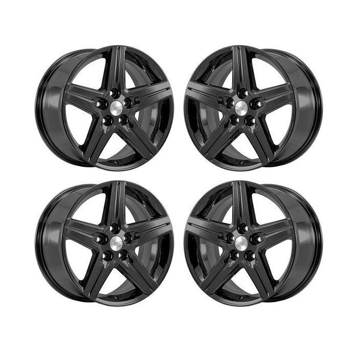 Chevrolet Camaro Wheel Rim PVD Black Chrome 5439 Stock Factory OEM Replacement