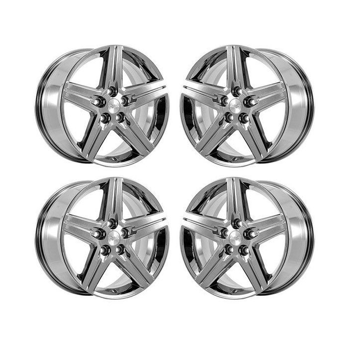 Chevrolet Camaro Wheel Rim PVD Bright Chrome 5439 Stock Factory OEM Replacement