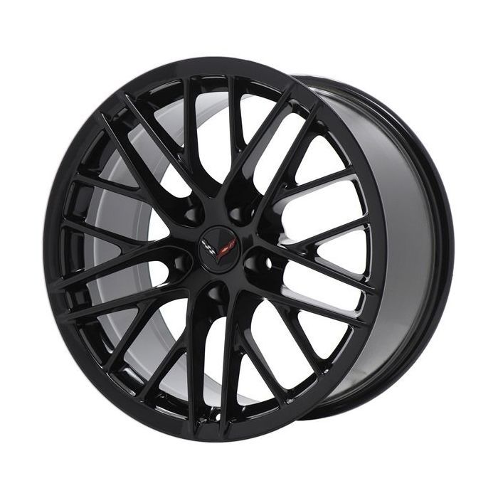 Chevrolet Corvette Wheel Rim Gloss Black 5458 (R) Stock Factory OEM Replacement