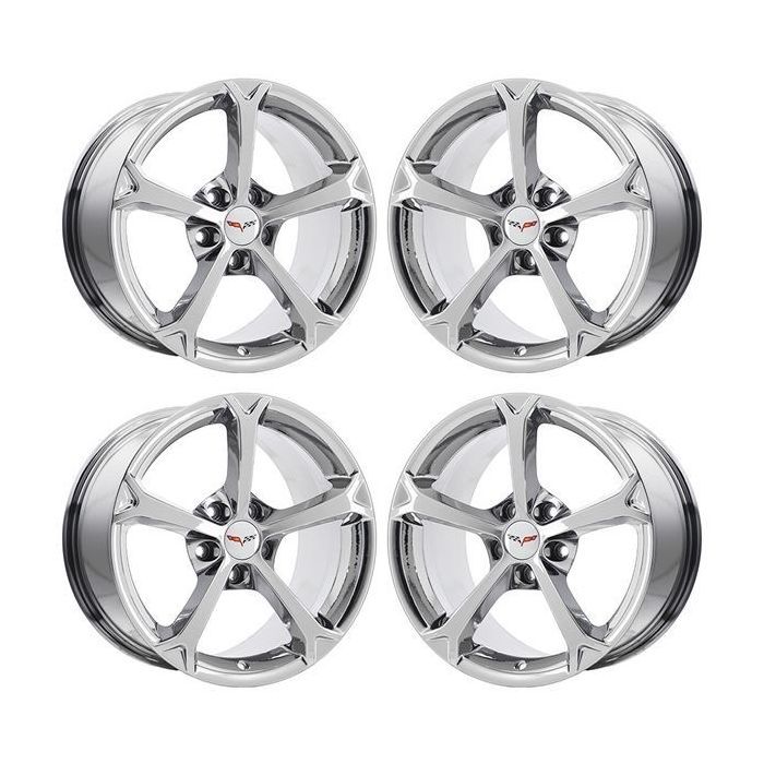 Chevrolet Corvette Wheel Rim PVD Bright Chrome 5460 (F) Stock Factory OEM Replacement