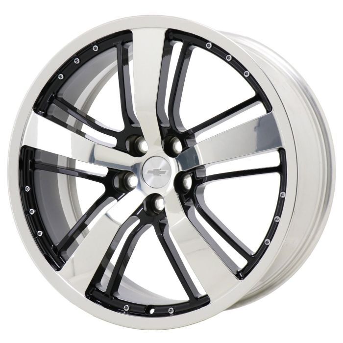 Chevrolet Camaro Wheel Rim Polished Black 5467 (F) Stock Factory OEM Replacement