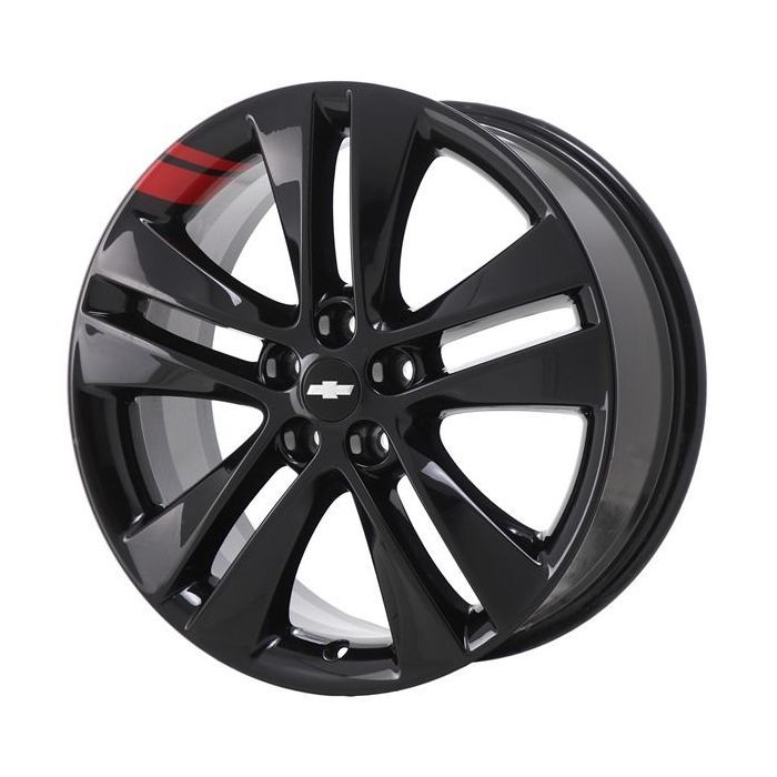 Chevrolet Cruze Wheel Rim Gloss Black - Red Line 5477 Stock Factory OEM Replacement