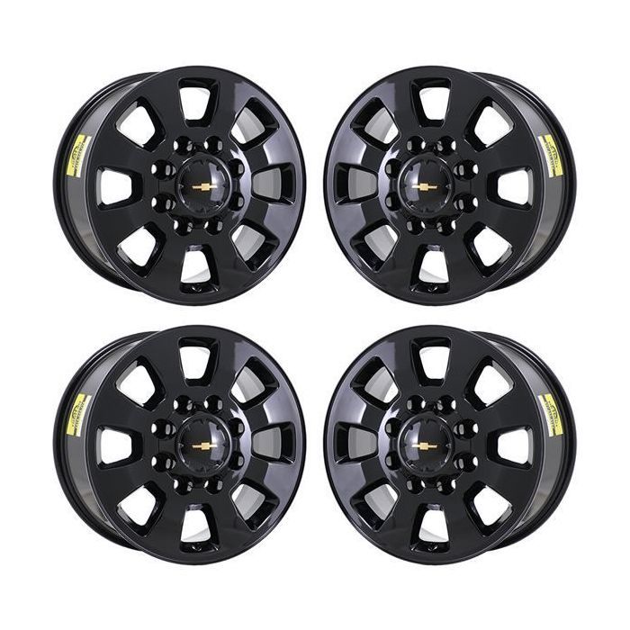 Chevrolet Silverado 2500 Exchange Wheels Set of 4-Exchange Rims Set of 4 Gloss Black 5501