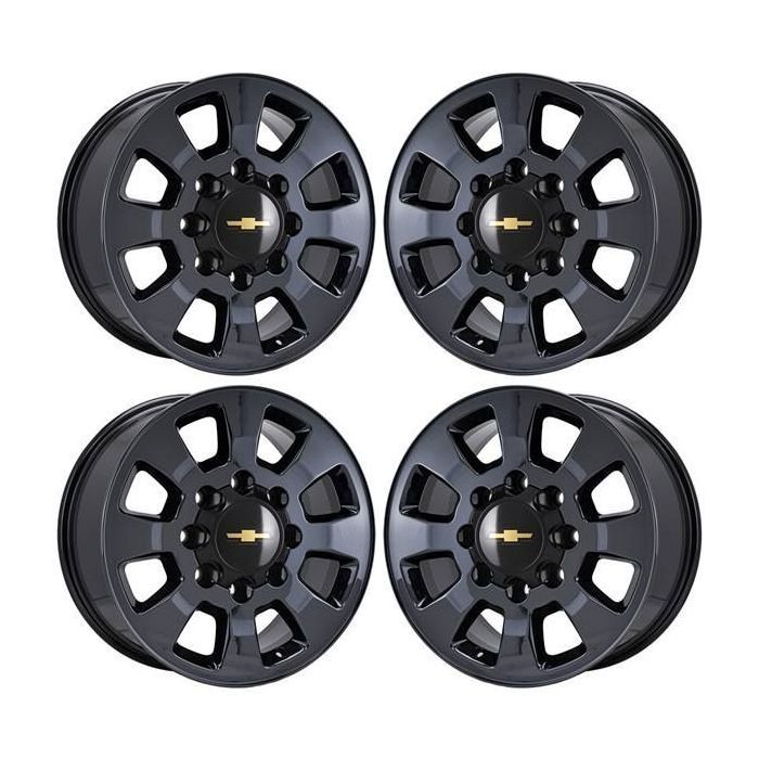 Chevrolet Silverado 2500 Wheel Rim PVD Black Chrome 5501 Stock Factory OEM Replacement
