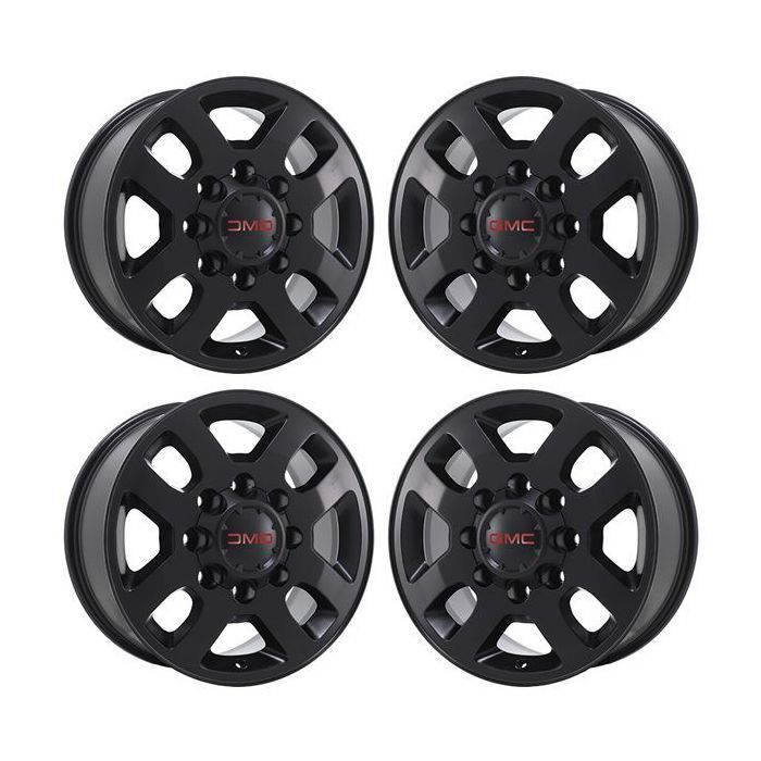 Chevrolet Silverado 2500 Exchange Wheels Set of 4-Exchange Rims Set of 4 Satin Black 5502