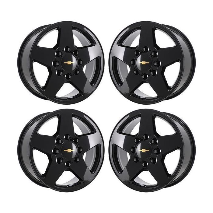 Chevrolet Silverado 2500 Exchange Wheels Set of 4-Exchange Rims Set of 4 Gloss Black 5503