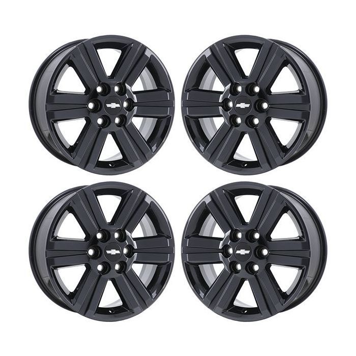 Chevrolet Traverse Wheel Rim PVD Black Chrome 5572 Stock Factory OEM Replacement