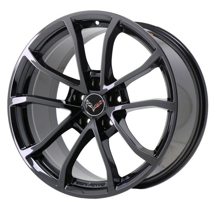 CHEVROLET CORVETTE wheel rim PVD BLACK CHROME 5595 stock factory oem replacement