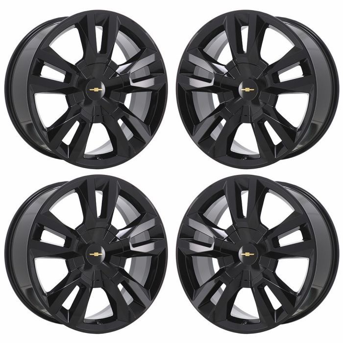 Chevrolet Suburban 1500 Exchange Wheels Set of 4-Exchange Rims Set of 4 Gloss Black 5620