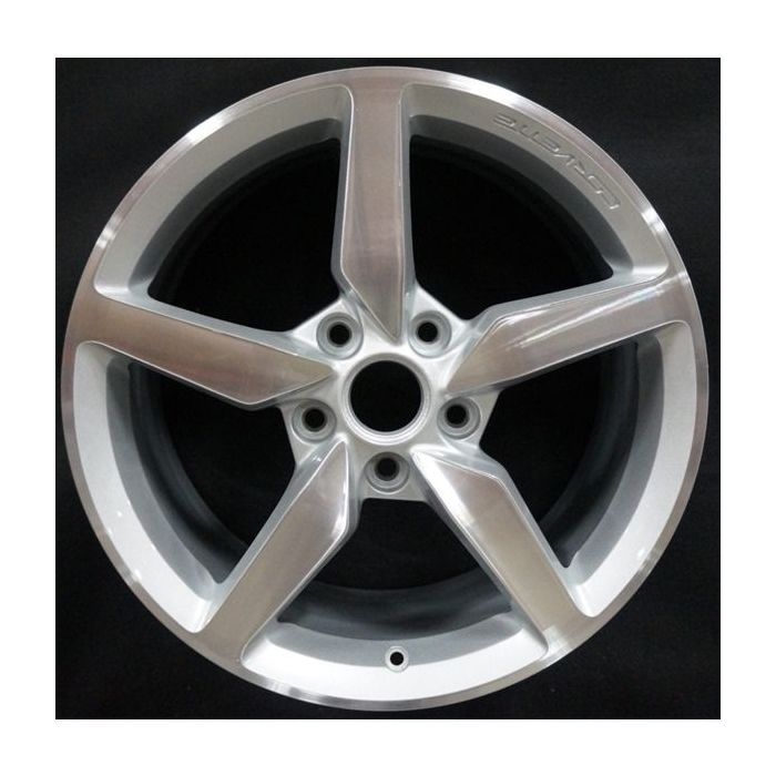 Chevrolet Corvette Wheel Rim Machined Silver 5638 (R) Stock Factory OEM Replacement