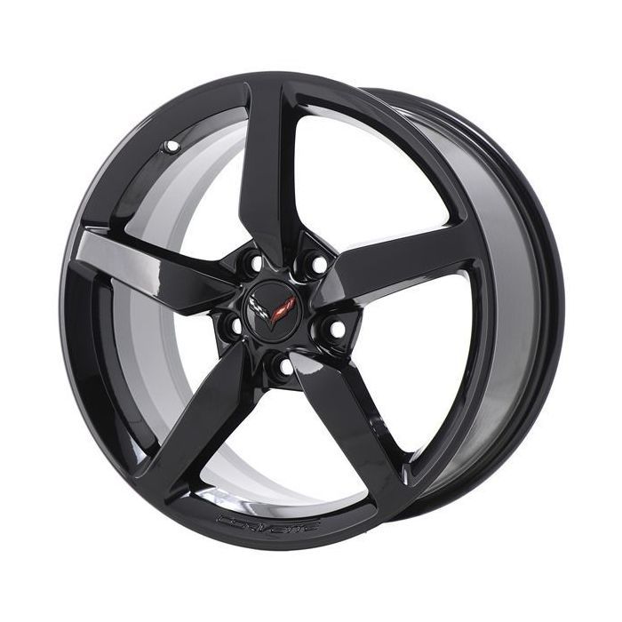 Chevrolet Corvette Wheel Rim Gloss Black 5632 (F) Stock Factory OEM Replacement