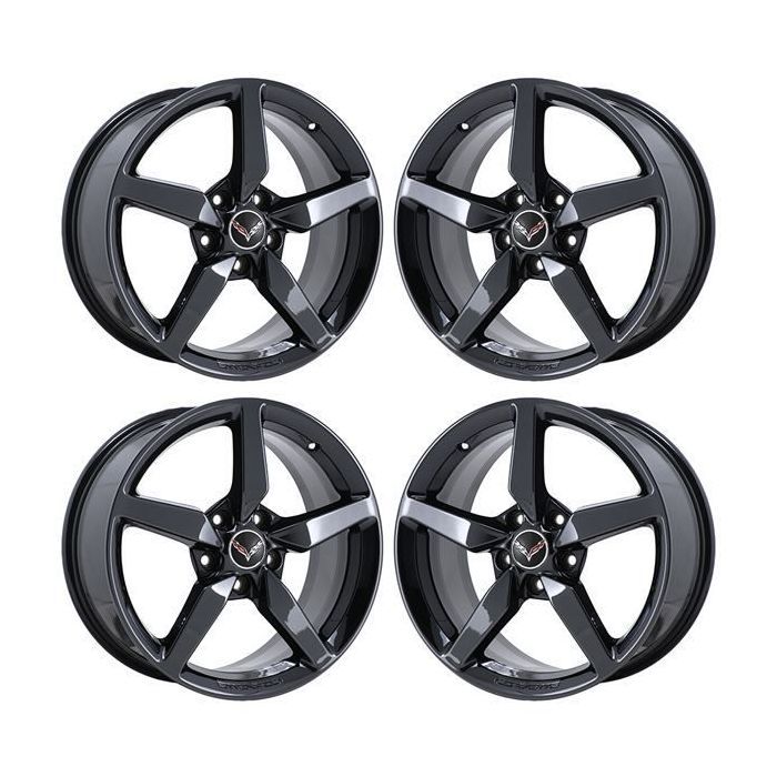 Chevrolet Corvette Exchange Wheels Set of 4-Exchange Rims Set of 4 Gloss Black 5632 (F)