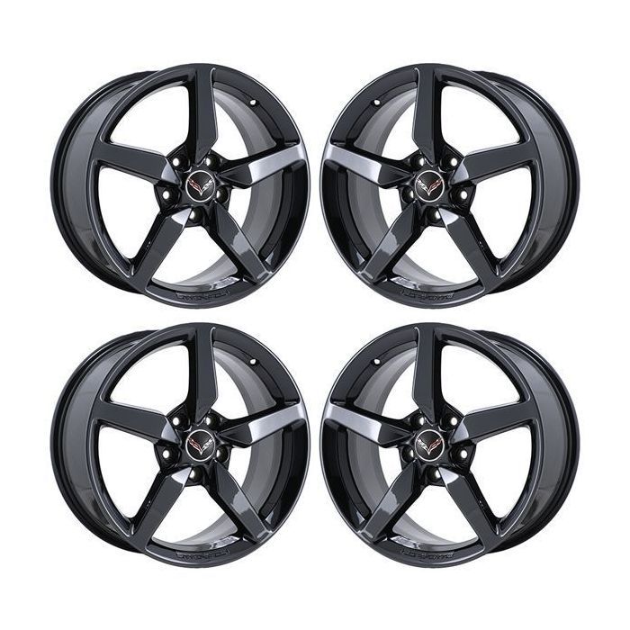 Chevrolet Corvette Wheel Rim PVD Black Chrome 5632 (F) Stock Factory OEM Replacement