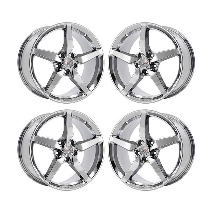 Chevrolet Corvette Wheel Rim PVD Bright Chrome 5632 (F) Stock Factory OEM Replacement