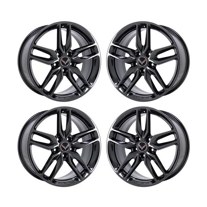 Chevrolet Corvette Wheel Rim PVD Black Chrome 5635 (F) Stock Factory OEM Replacement