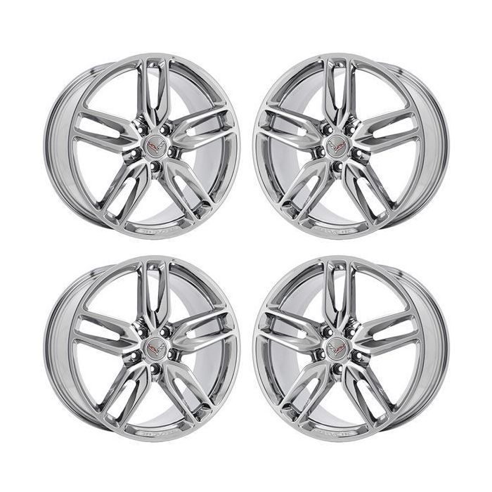 Chevrolet Corvette Wheel Rim PVD Bright Chrome 5635 (F) Stock Factory OEM Replacement