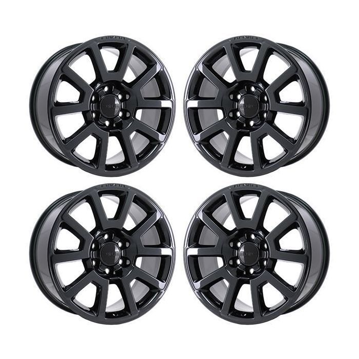 GMC Sierra 1500 Wheel Rim PVD Black Chrome 5644 Stock Factory OEM Replacement