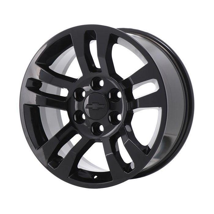 Chevrolet Silverado 1500 Wheel Rim Gloss Black 5646 Stock Factory OEM Replacement