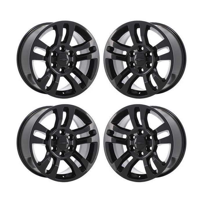 Chevrolet Silverado 1500 Exchange Wheels Set of 4-Exchange Rims Set of 4 Gloss Black 5646