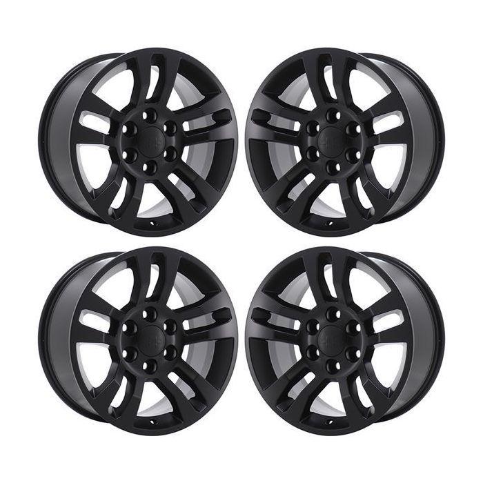 Chevrolet Silverado 1500 Exchange Wheels Set of 4-Exchange Rims Set of 4 Satin Black 5646