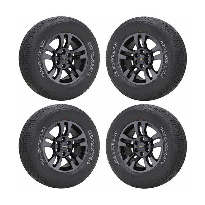 Chevrolet Silverado 1500 Wheel and Tire Sets-Wheel and Tire Packages-Wheel & Tire Sets-Wheel & Tire Packages-Wheel and Rim Sets-Wheel and Rim Packages-Wheel & Rim Sets -Wheel & Rim Packages PVD Black Chrome 5646