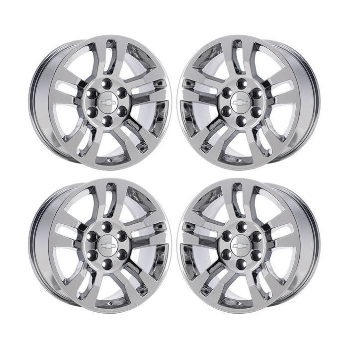 Chevrolet Silverado 1500 Wheel Rim PVD Bright Chrome 5646 Stock Factory OEM Replacement