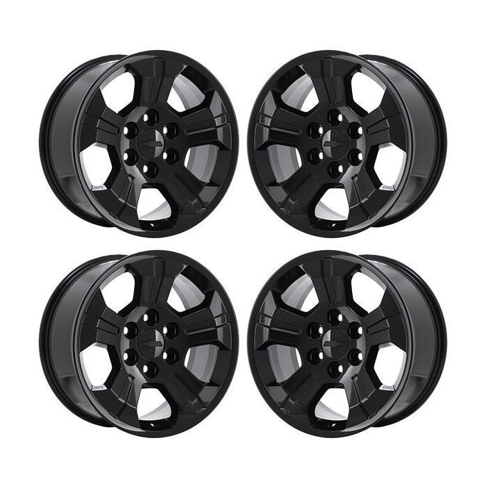 Chevrolet Silverado 1500 Exchange Wheels Set of 4-Exchange Rims Set of 4 Gloss Black 5647