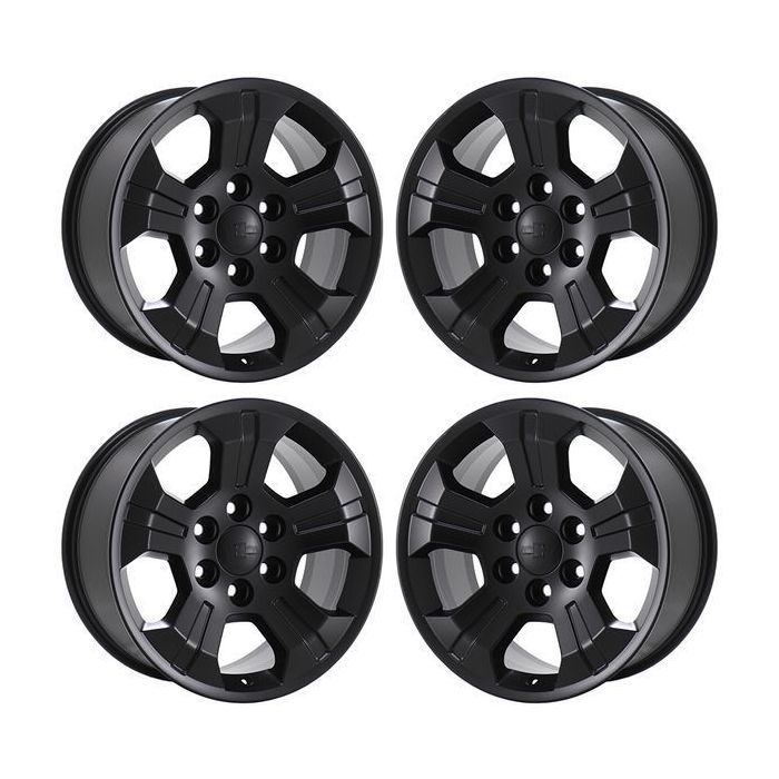 Chevrolet Silverado 1500 Exchange Wheels Set of 4-Exchange Rims Set of 4 Satin Black 5647