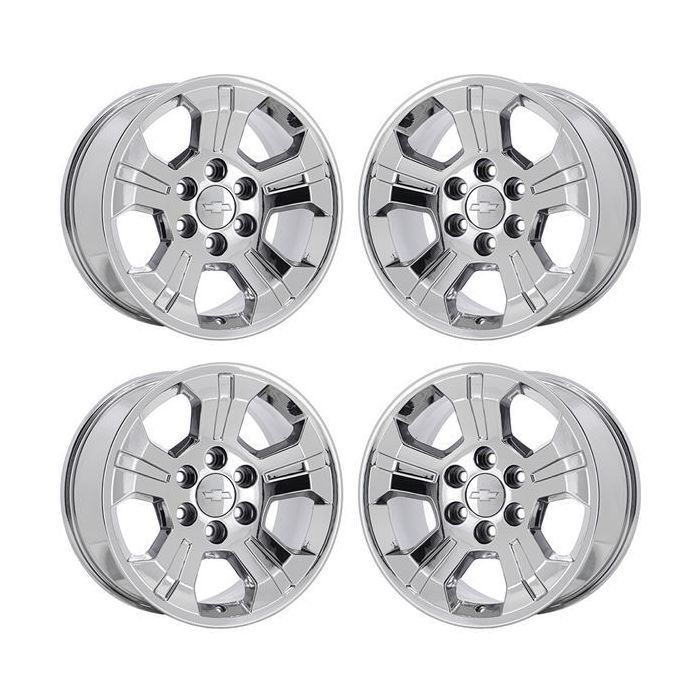 Chevrolet Silverado 1500 Wheel Rim PVD Bright Chrome 5647 Stock Factory OEM Replacement