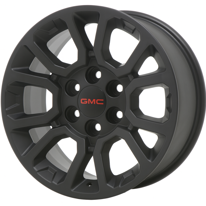 GMC Sierra 1500 Wheel Rim Satin Black 5649 Stock Factory OEM Replacement