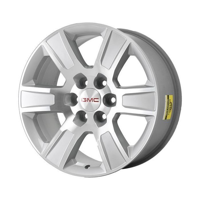 GMC Sierra 1500 Wheel Rim Machined Silver 5650 Stock Factory OEM Replacement