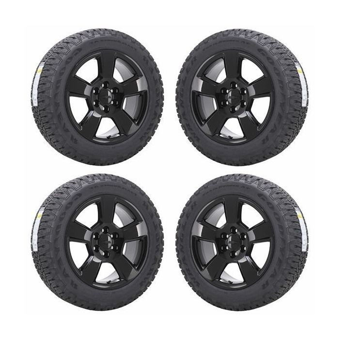 Chevrolet Silverado 1500 Wheel and Tire Sets-Wheel and Tire Packages-Wheel & Tire Sets-Wheel & Tire Packages-Wheel and Rim Sets-Wheel and Rim Packages-Wheel & Rim Sets -Wheel & Rim Packages Gloss Black 5652