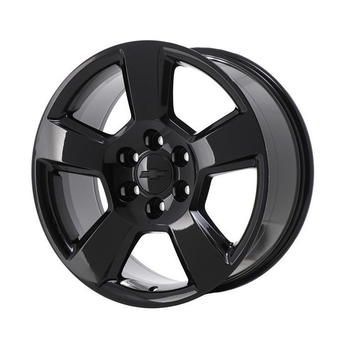 Chevrolet Silverado 1500 Wheel Rim Gloss Black 5652 Stock Factory OEM Replacement