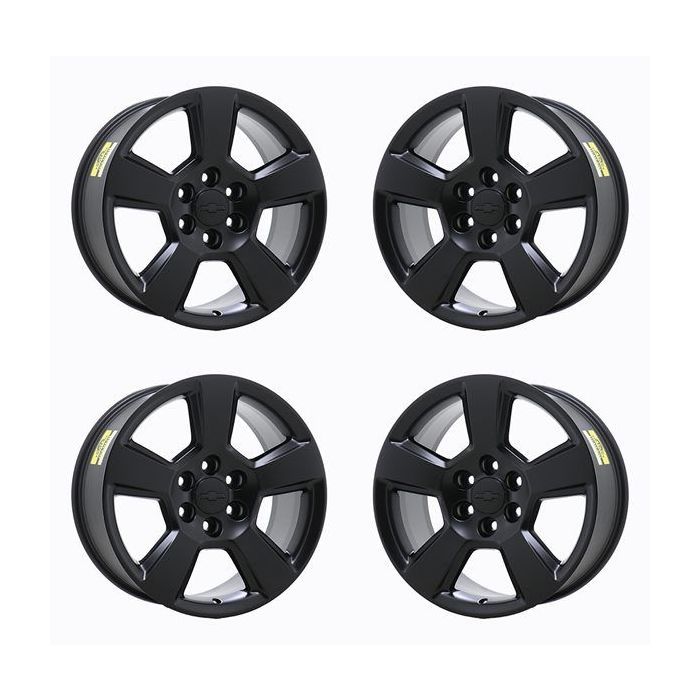Chevrolet Silverado 1500 Exchange Wheels Set of 4-Exchange Rims Set of 4 Satin Black 5652