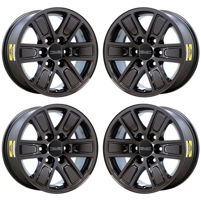 GMC Sierra 1500 Wheel Rim PVD Black Chrome 5654 Stock Factory OEM Replacement