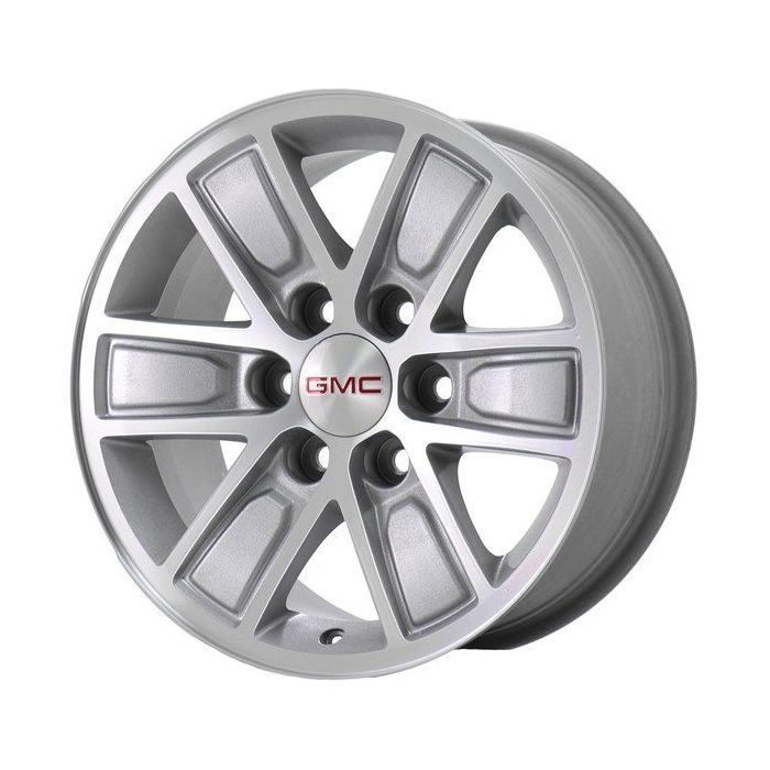 GMC Sierra 1500 Wheel Rim Machined Silver 5654 Stock Factory OEM Replacement