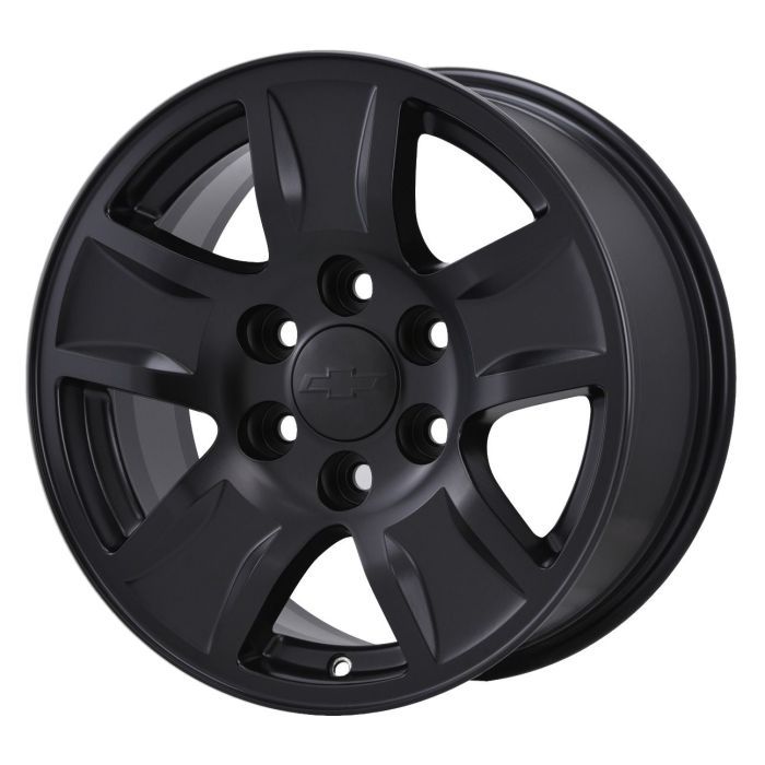 Chevrolet Silverado 1500 Wheel Rim Satin Black 5657 Stock Factory OEM Replacement