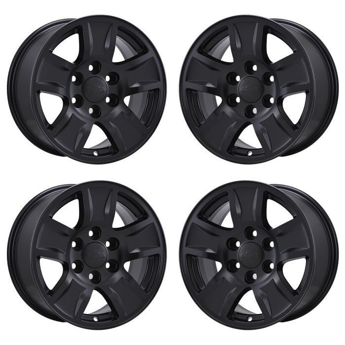 Chevrolet Silverado 1500 Exchange Wheels Set of 4-Exchange Rims Set of 4 Satin Black 5657