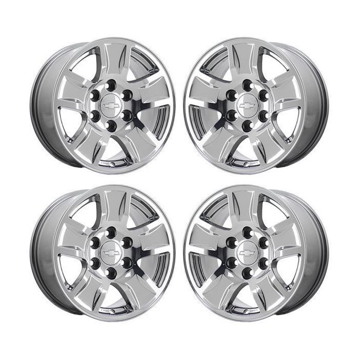 Chevrolet Silverado 1500 Wheel Rim PVD Bright Chrome 5657 Stock Factory OEM Replacement