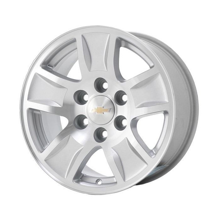Chevrolet Silverado 1500 Wheel Rim Machined Silver 5657 Stock Factory OEM Replacement
