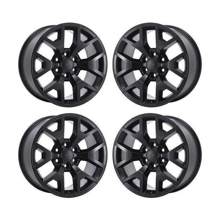 GMC Sierra 1500 Exchange Wheels Set of 4-Exchange Rims Set of 4 Satin Black 5658