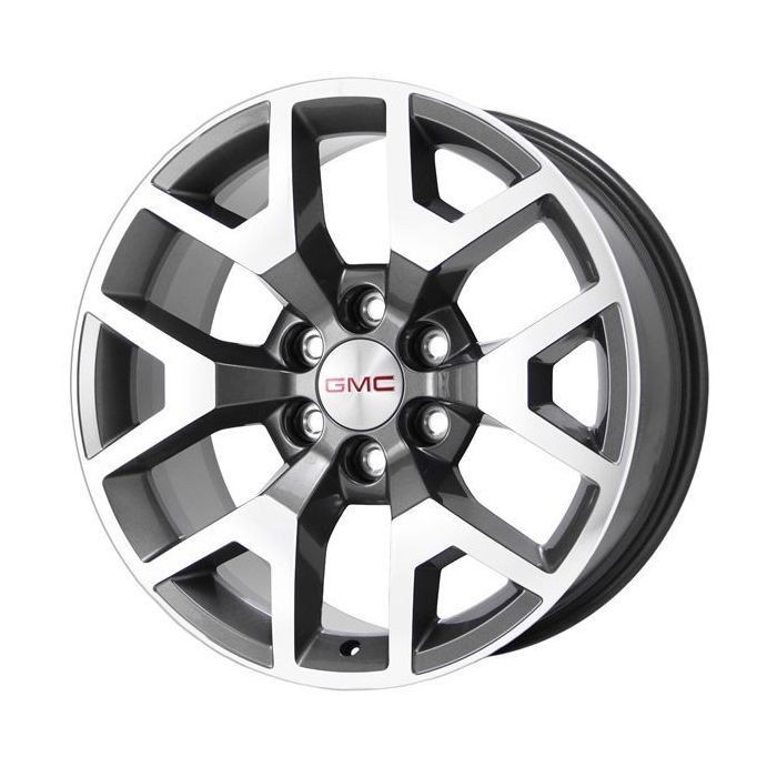GMC Sierra 1500 Wheel Rim Machined Grey 5658 Stock Factory OEM Replacement